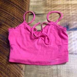 SHEIN Pink crop top